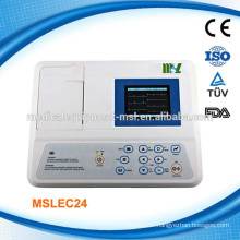 Veterinary 3 channel Ecg machine MSLEC24-M, excellent quality, best price!